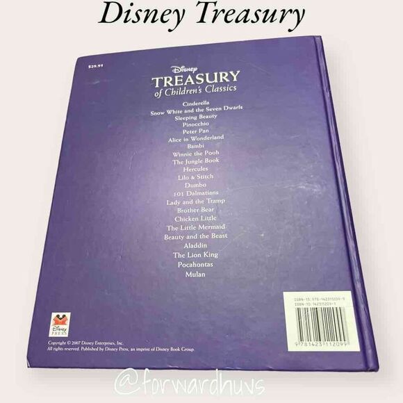 Disney Treasury of Children’s Classics Hard Cover - Picture 3 of 11